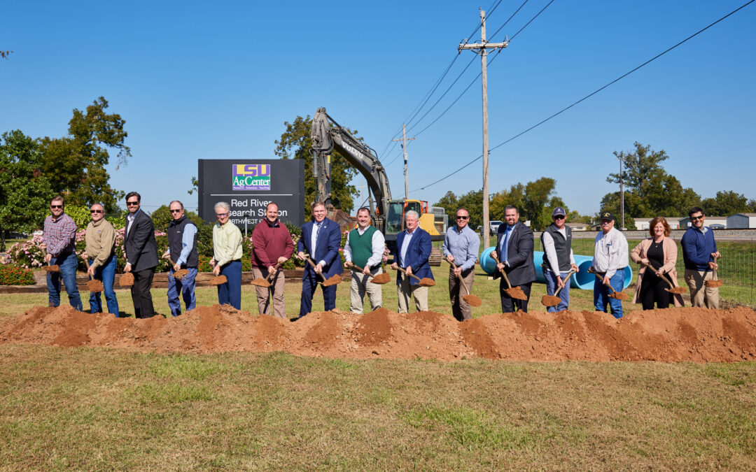 Port of Caddo-Bossier and Bossier City Officials Break Ground for New Port Waterline
